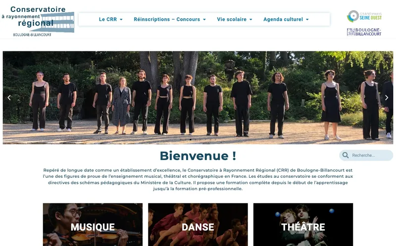 Conservatoire A Rayonnement Regional De Boulogne-Billancourt classement, campus, admission