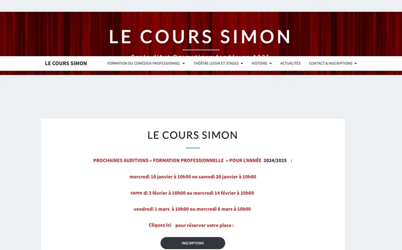 Le Cours Simon classement, campus, admission
